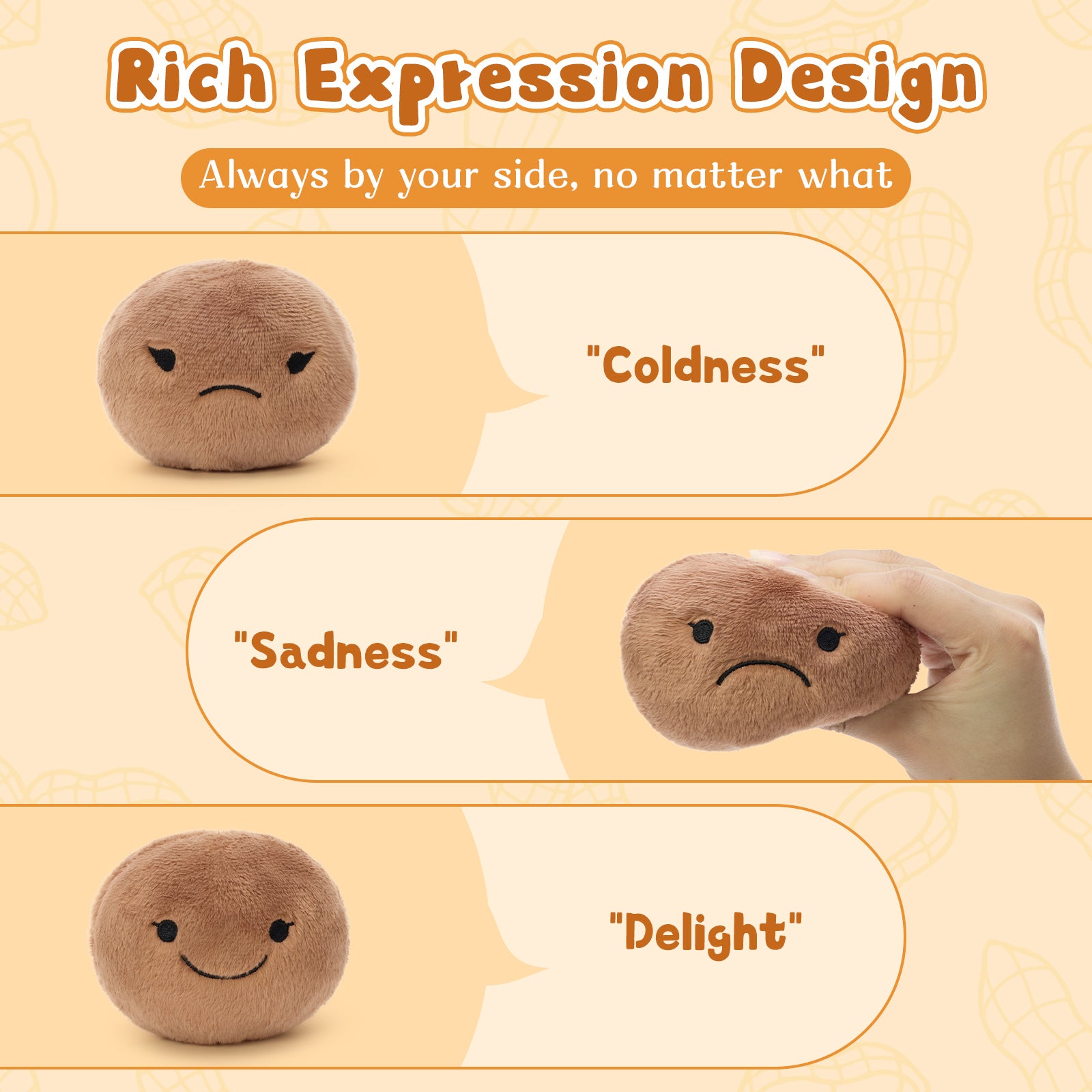 4-in-1 Peanut Plush Toy