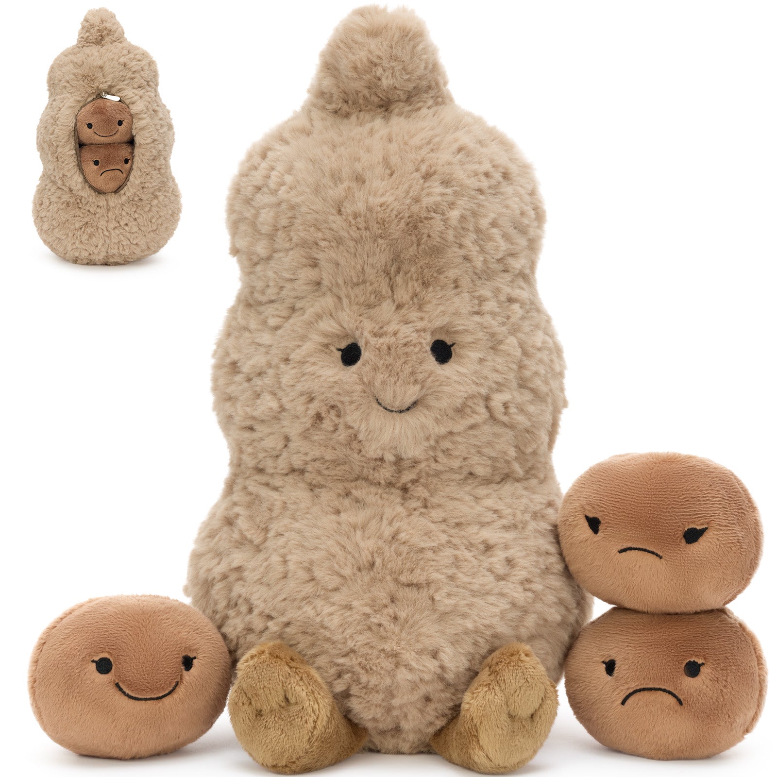 4-in-1 Peanut Plush Toy